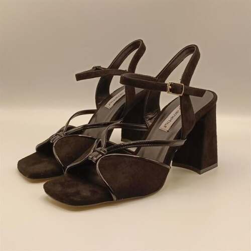 Aster Siyah Topuklu Sandalet - 4