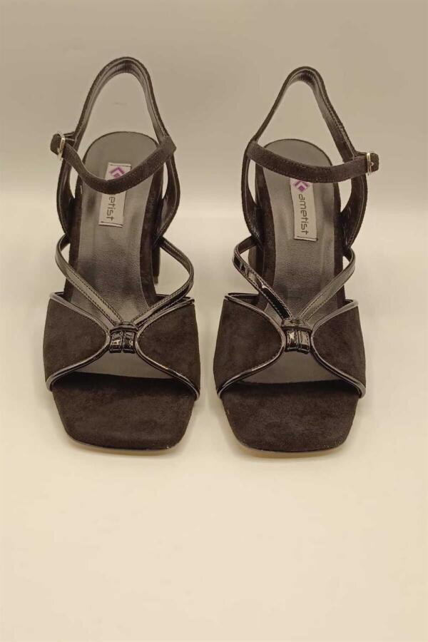 Aster Siyah Topuklu Sandalet - 8