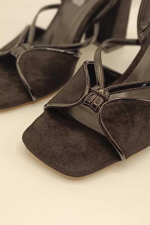 Aster Siyah Topuklu Sandalet - 17