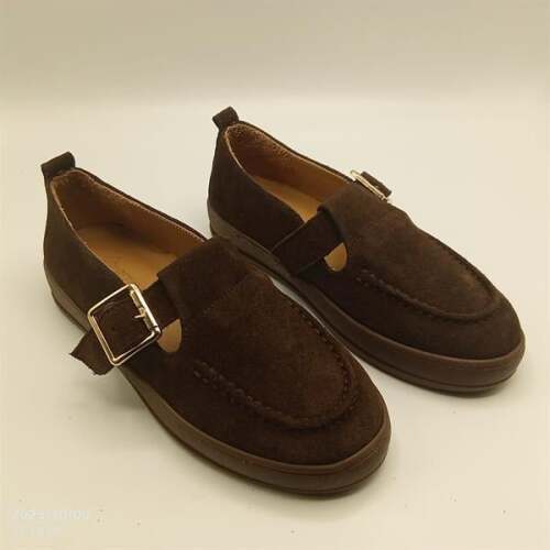 Ava Acı Kahve Gerçek Deri Süet Günlük Kadın Ayakkabı - 2