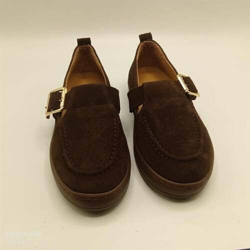 Ava Acı Kahve Gerçek Deri Süet Günlük Kadın Ayakkabı - 3