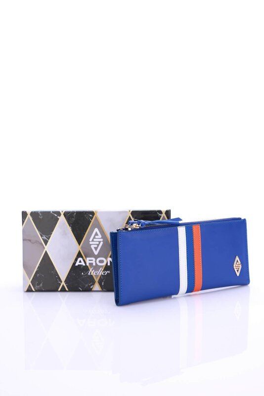Barbara Saks Mavisi Kadın Cüzdanı - 2