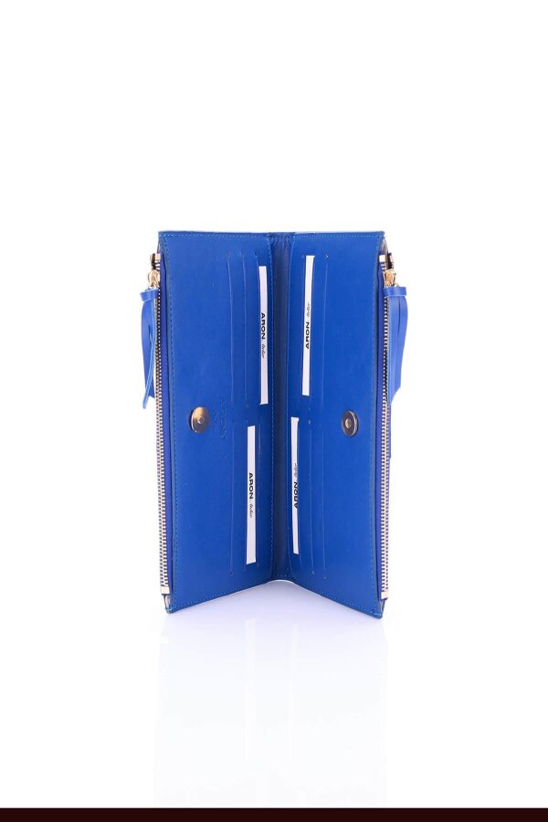 Barbara Saks Mavisi Kadın Cüzdanı - 3