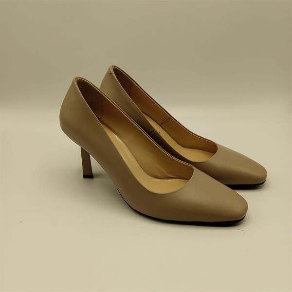 Beatriz Vizon Deri Üçgen Topuklu Kadın Ayakkabı - 2