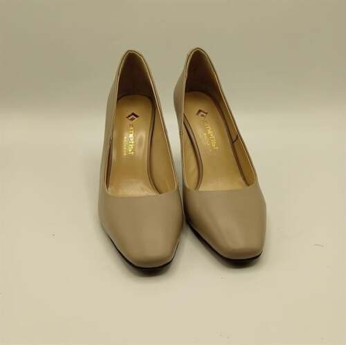 Beatriz Vizon Deri Üçgen Topuklu Kadın Ayakkabı - 3