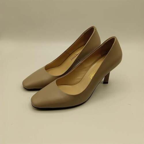 Beatriz Vizon Deri Üçgen Topuklu Kadın Ayakkabı - 4