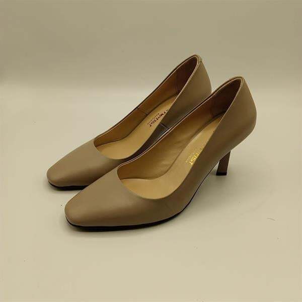 Beatriz Vizon Deri Üçgen Topuklu Kadın Ayakkabı - 4