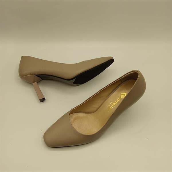 Beatriz Vizon Deri Üçgen Topuklu Kadın Ayakkabı - 5