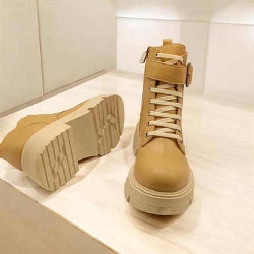 Belfast Şampanya Deri Kadın Postal - 3