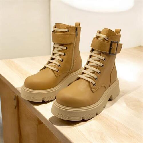 Belfast Şampanya Deri Kadın Postal - 6