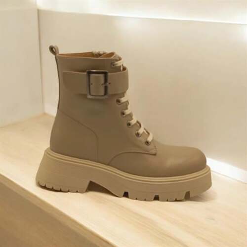 Belfast Vizon Deri Kadın Postal - 6