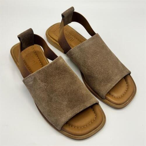 Bellini Kahverengi Gerçek Süet Deri Kadın Sandalet – Termo Tabanlı, El Yapımı - 2