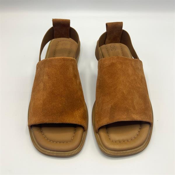 Bellini Taba Süet Deri Kadın Sandalet | Doğal Şıklık & Konfor - 3