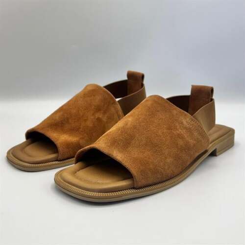 Bellini Taba Süet Deri Kadın Sandalet | Doğal Şıklık & Konfor - 4