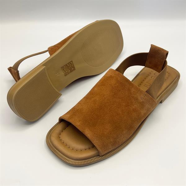 Bellini Taba Süet Deri Kadın Sandalet | Doğal Şıklık & Konfor - 5