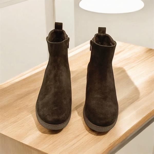 Brown Siyah Süet Kadın Bot - 4