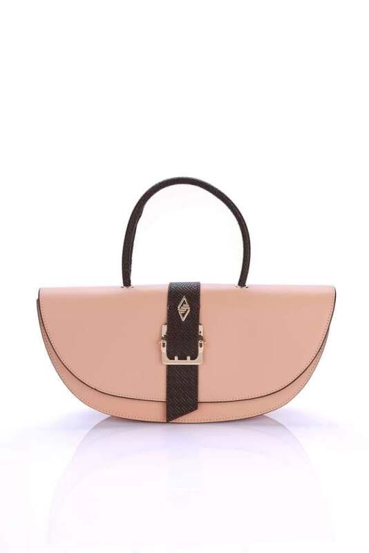 Cachet Koyu Bej Kadın El Çantası