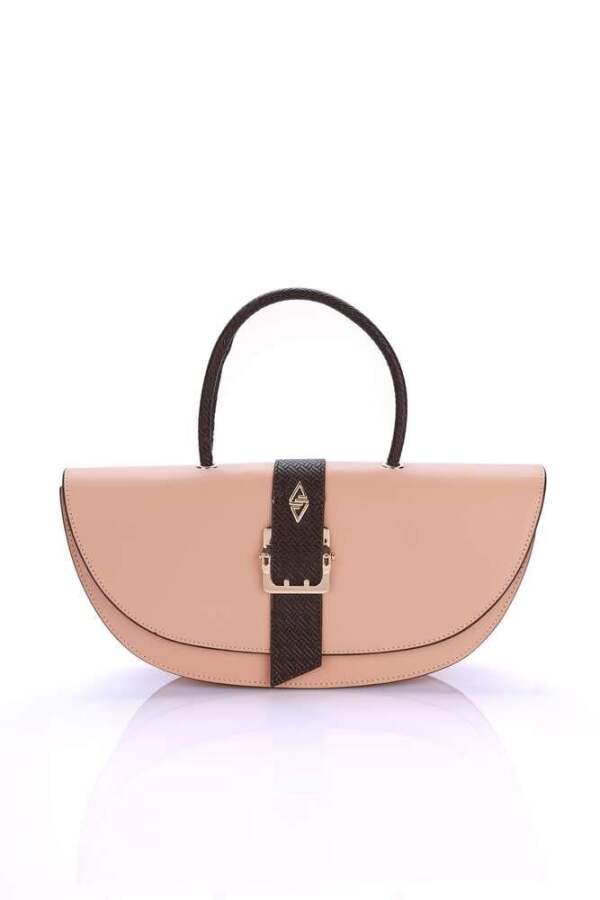 Cachet Koyu Bej Kadın El Çantası - 1