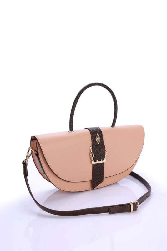 Cachet Koyu Bej Kadın El Çantası - 2