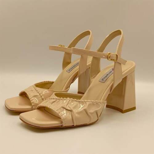 Cadis Nud Topuklu Sandalet - 4