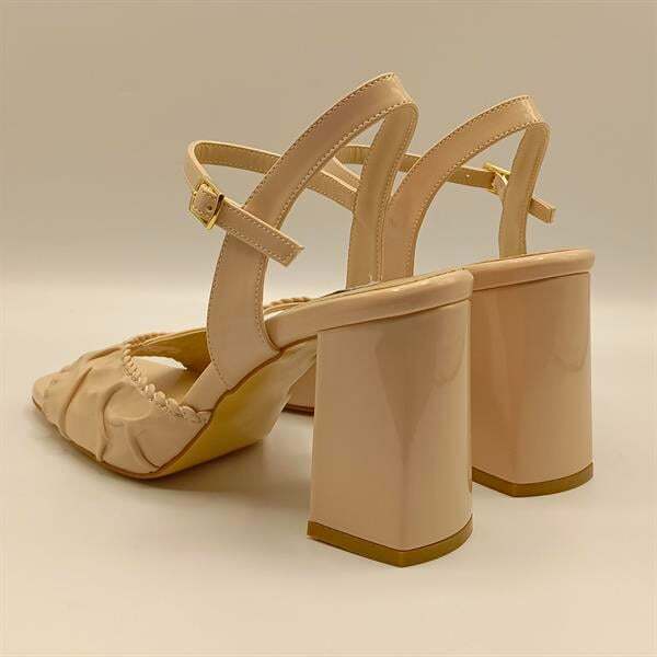 Cadis Nud Topuklu Sandalet - 5