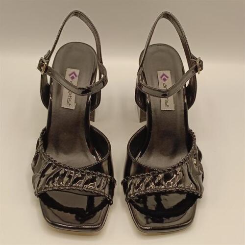 Cadis Siyah Topuklu Sandalet - 3