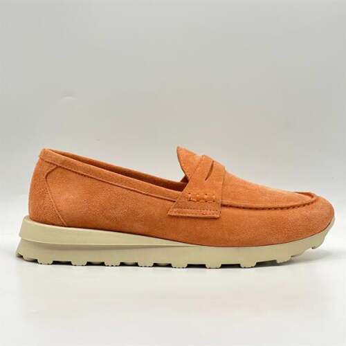 Carle Turuncu Kadın Loafer 