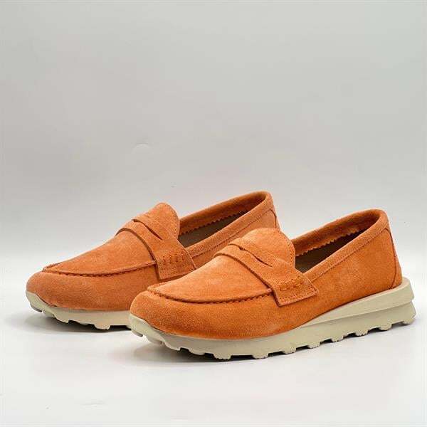 Carle Turuncu Kadın Loafer - 4