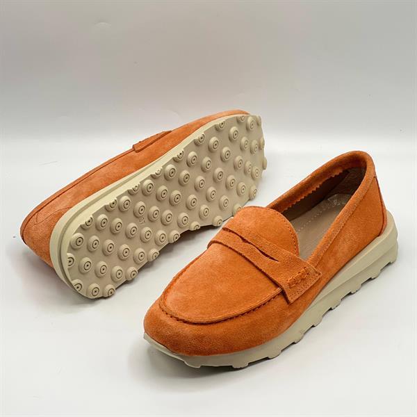 Carle Turuncu Kadın Loafer - 5