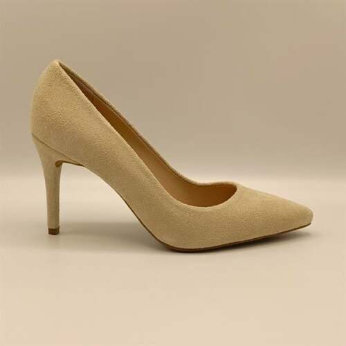 Carleen Bej Süet Deri Stiletto