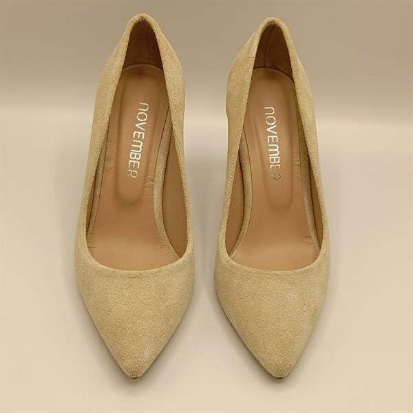 Carleen Bej Süet Deri Stiletto - 3