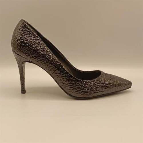 Carleen Siyah Petek Deri Stiletto