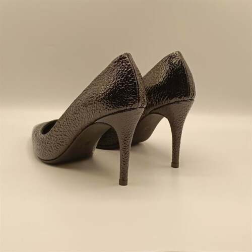 Carleen Siyah Petek Deri Stiletto - 5