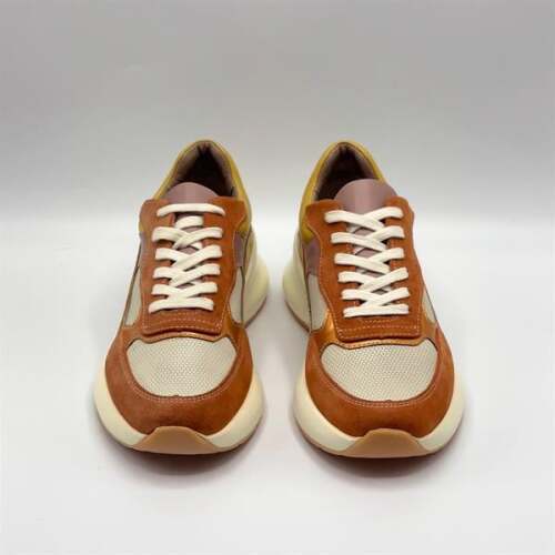 Comfy Bronz Deri Kadın Spor Ayakkabı – Ametist Exclusive - 3