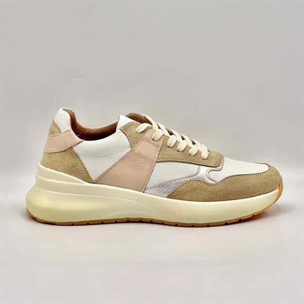 Comfy Nude Deri Kadın Spor Ayakkabı – Ametist Exclusive - 1