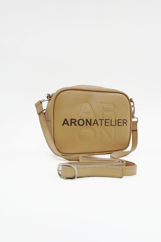 Daily Aron Atelier Koyu Bej Kadın Omuz Çantası