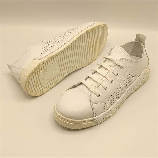 Daisy Beyaz Gerçek Deri Kadın Sneaker - 5