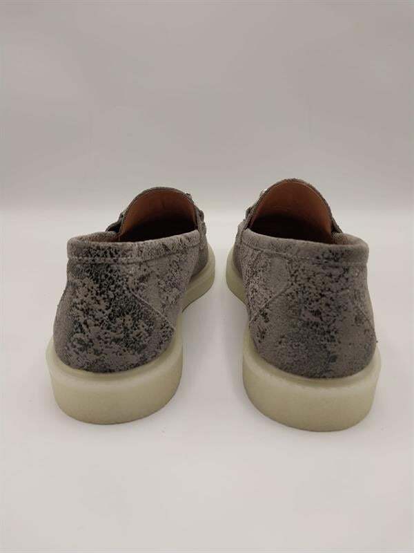 Davina Gri Baskılı Hakiki Deri Günlük Ayakkabı – 37 Numara (Son Ürün, İndirimli) - 3