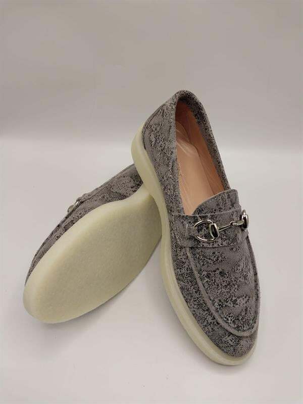 Davina Gri Baskılı Hakiki Deri Günlük Ayakkabı – 37 Numara (Son Ürün, İndirimli) - 4