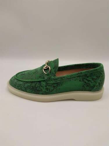 Davina Koyu Yeşil Baskılı Hakiki Deri Günlük Ayakkabı 