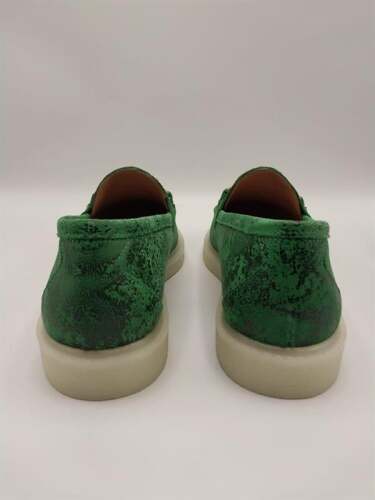 Davina Koyu Yeşil Baskılı Hakiki Deri Günlük Ayakkabı - 3