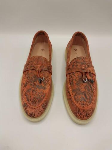 Davina Turuncu Baskılı Hakiki Deri Günlük Ayakkabı – 37 Numara (Son Ürün, İndirimli) - 2