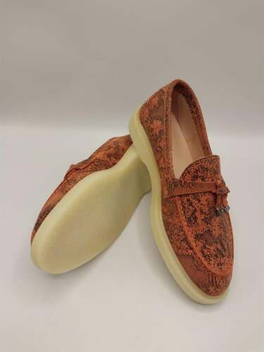 Davina Turuncu Baskılı Hakiki Deri Günlük Ayakkabı – 37 Numara (Son Ürün, İndirimli) - 4