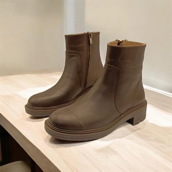 Denis Kahverengi Deri Kadın Bot - 2