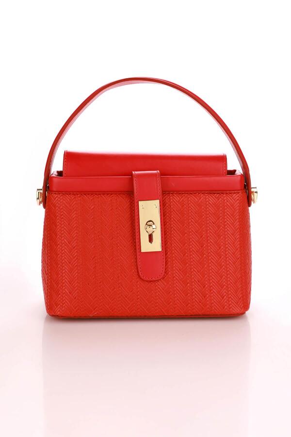 Despina Kırmızı Kadın El Çantası - 1