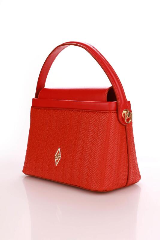Despina Kırmızı Kadın El Çantası - 2