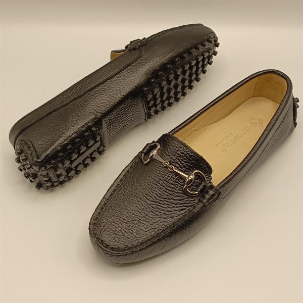 Diana Siyah Deri Günlük Kadın Ayakkabı - 5