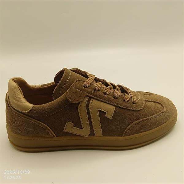 Elio Sigaro Süet Kadın Sneaker – Gerçek Deri, Yeni Sezon Sonbahar/Kış - 1