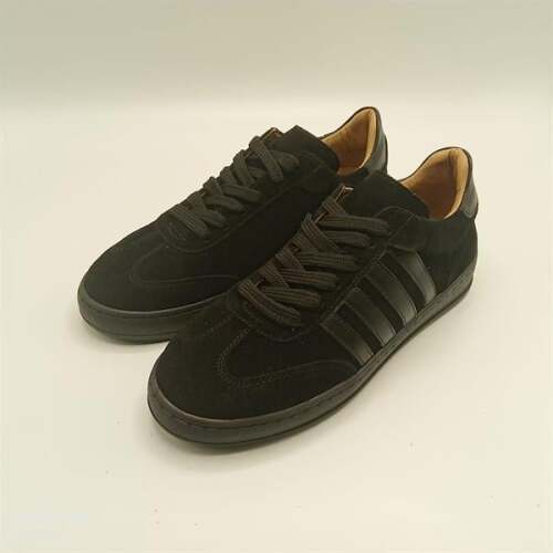 Elio Siyah Süet Kadın Sneaker – Gerçek Deri, Yeni Sezon Sonbahar/Kış - 2