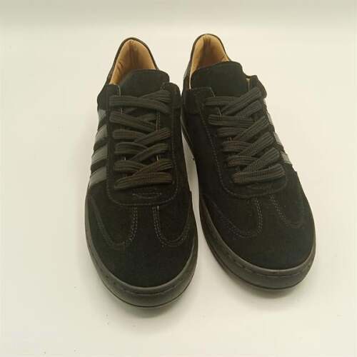 Elio Siyah Süet Kadın Sneaker – Gerçek Deri, Yeni Sezon Sonbahar/Kış - 3